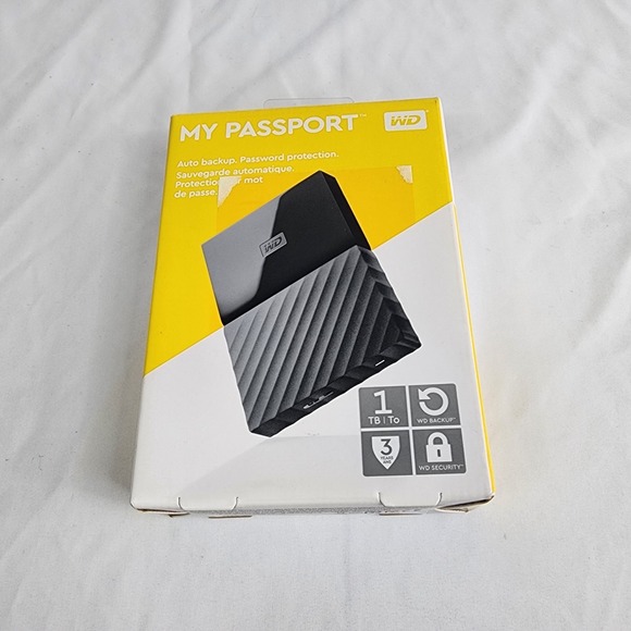 Western Digital Other - WD My Passport  1TB WDBYNN0010BBK Portable Hard Drive (HARD DRIVE ONLY)